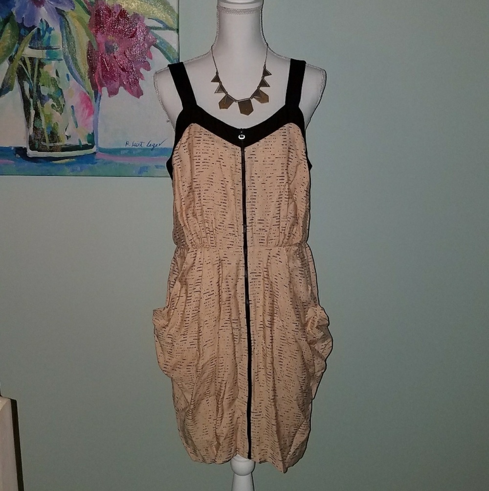 BCBG Front Zipper Dress Size L